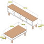 Hanah Home Bohem 854 - Blanco